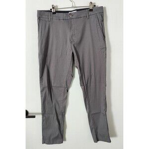 Bird Dogs Chino Pants Mens 34x29 (Tag 34x32) Gray Performance Golf Stretch